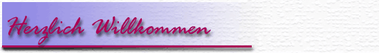 Herzlich Willkommen